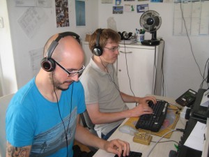 DA0HQ 2013 40m CW at DL1A: DK4AA, DJ1YFK