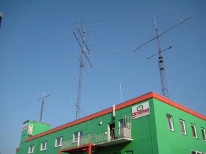 DA0HQ 2013 40m CW at DL1A: View of all antennas